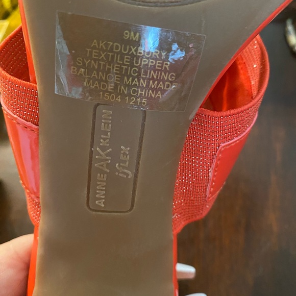 ANNE AK KLEIN ladies sandals  
 Size 9 - Picture 8 of 11